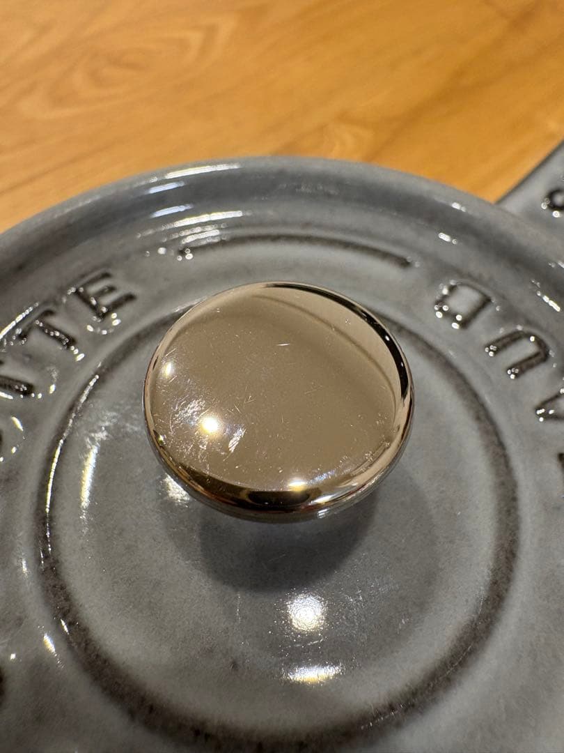 【未使用】ストウブ staub ミニソースパン　10cm グレー