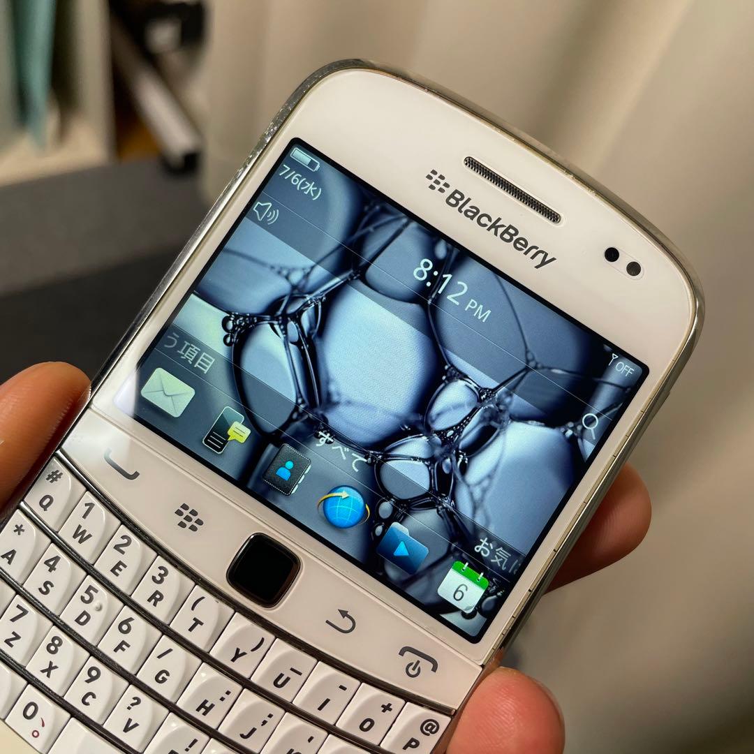 【美品】ブラックベリー9900白