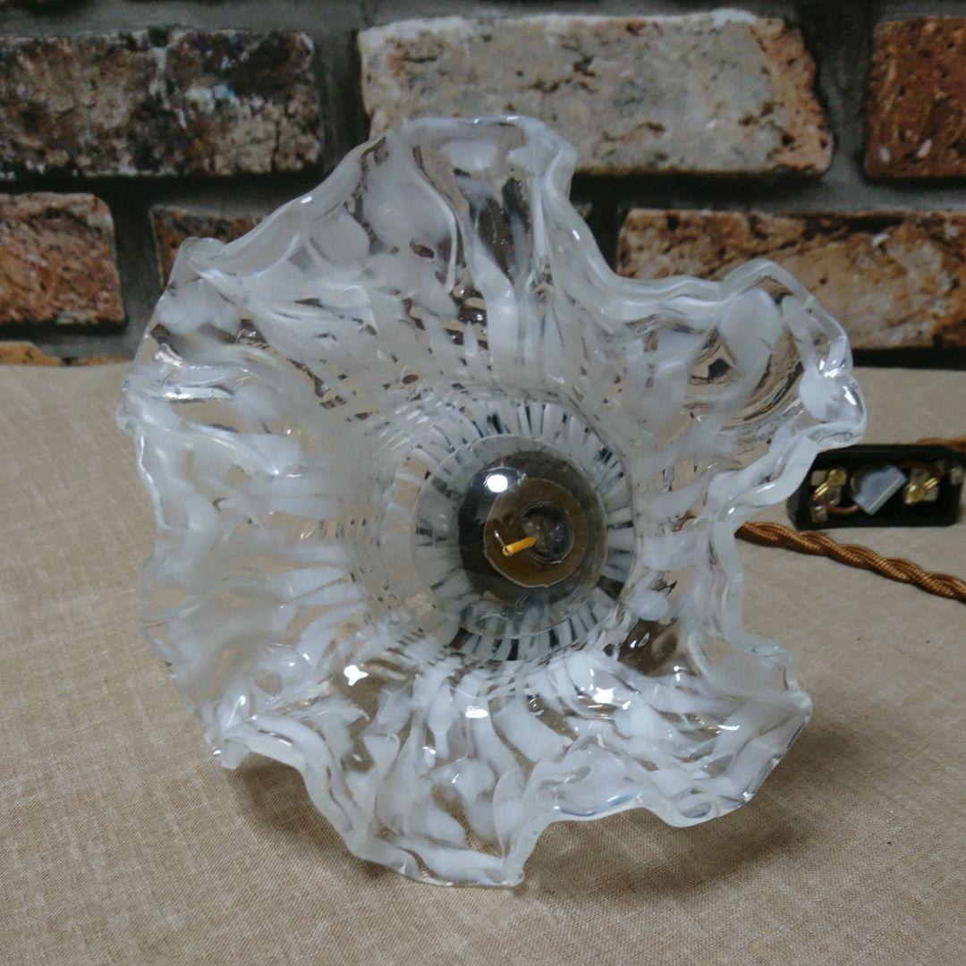 アンティーク ガラス ランプシェード