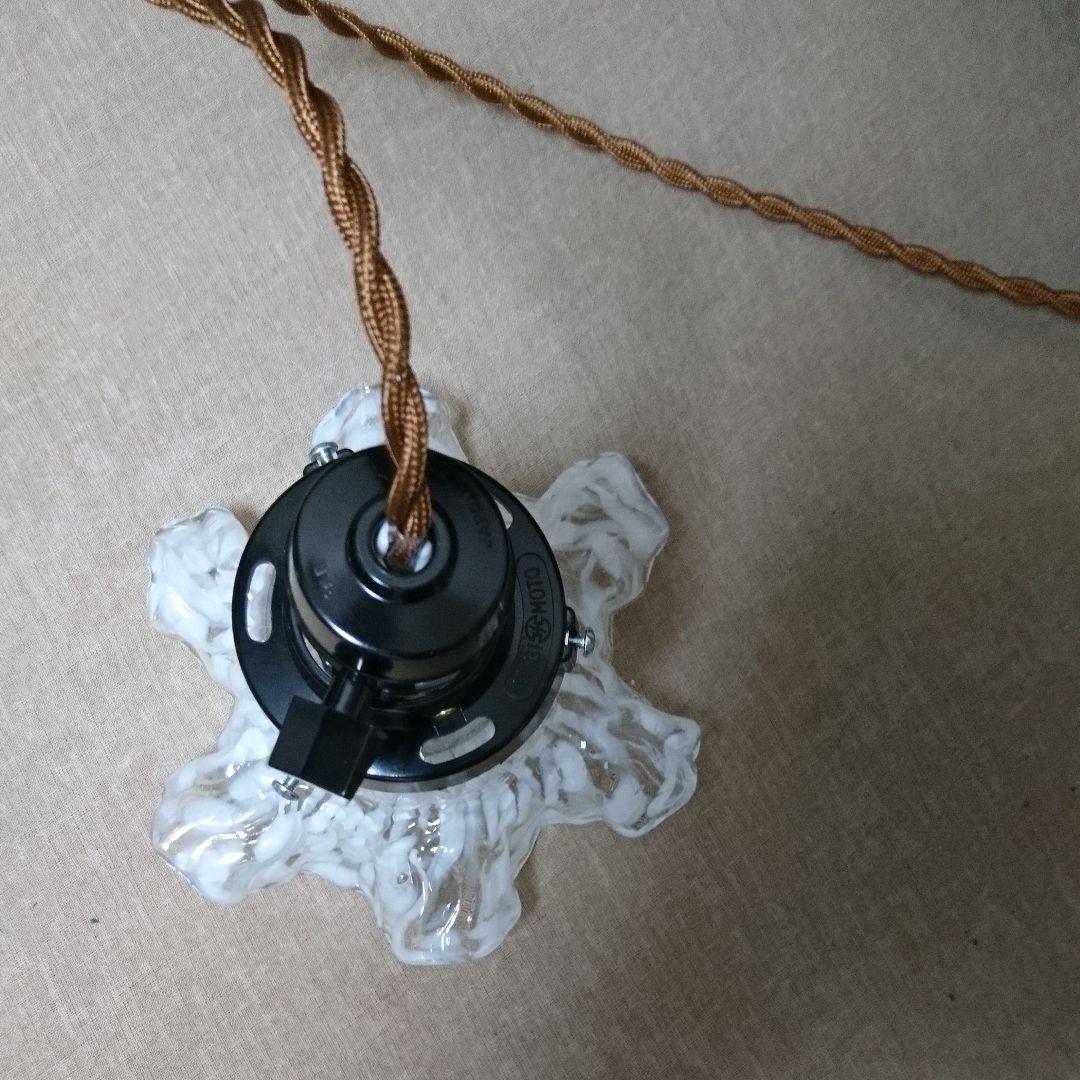 アンティーク ガラス ランプシェード