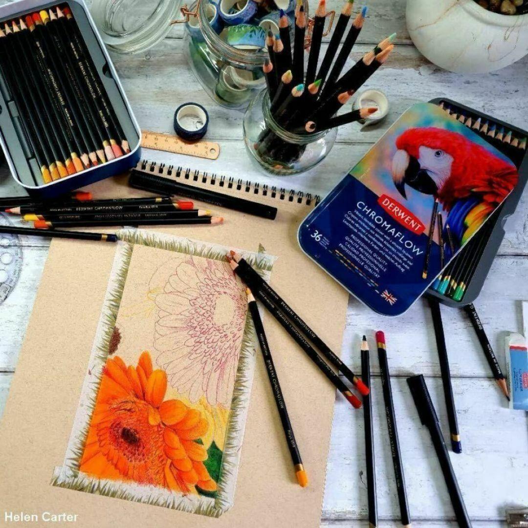 ダーウェント＊色鉛筆＊Derwent＊クロマフロー＊72色セット＊新品未使用