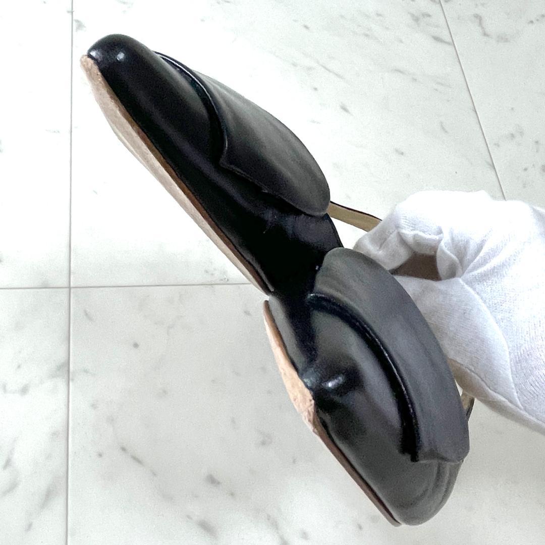 ファビオルスコーニ 24.5 オーナメント付ポインテッドバックバンド 本革