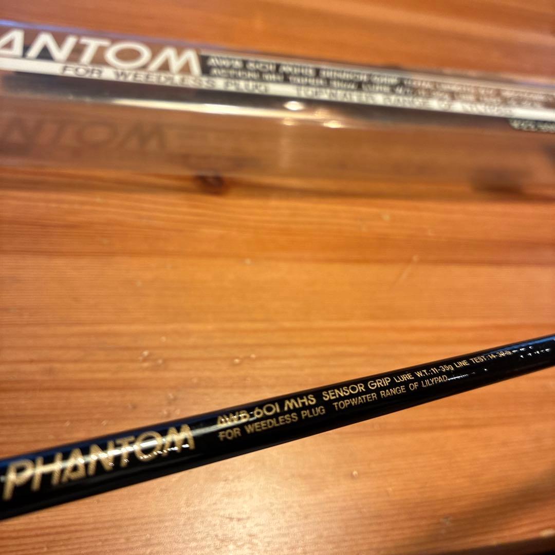 ロッド Daiwa phantom 601 MHS Amorphous