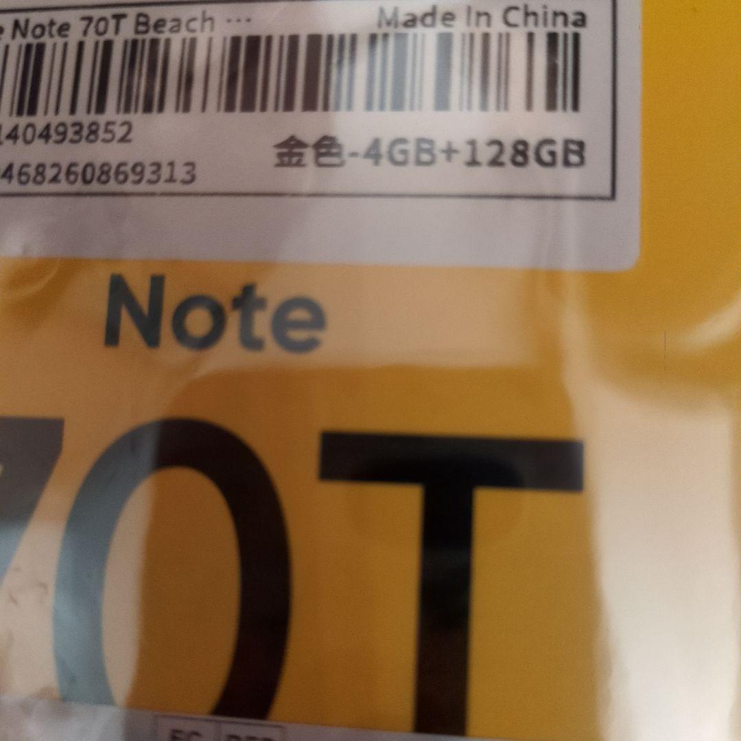 お値下不可！realme Note 70T 4GB 128GB