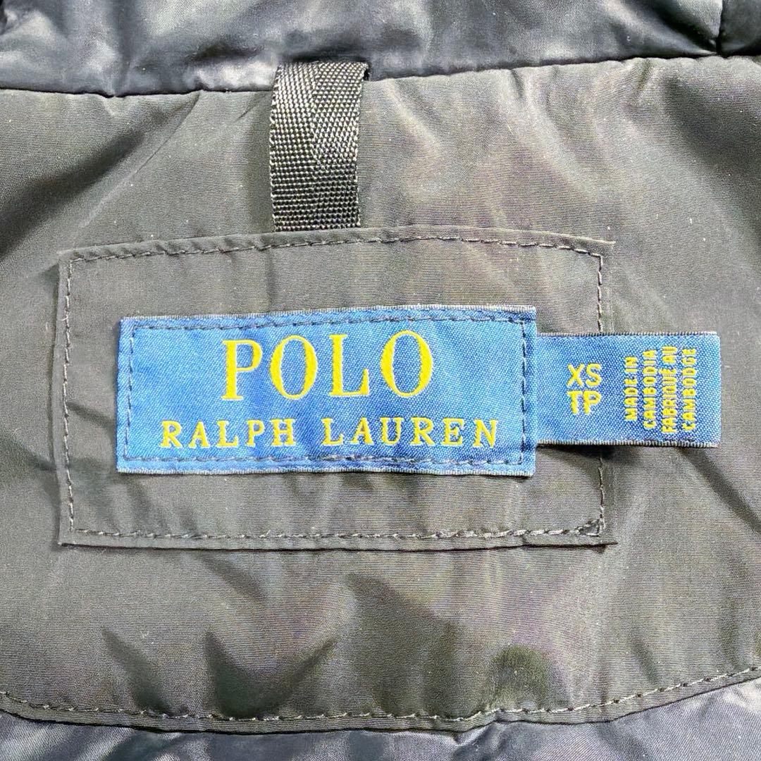 【近年モデル】ポロラルフローレン　ダウン　ナイロン　ジャケット　ブラック　XS