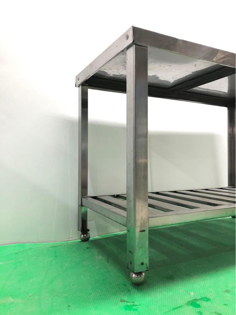 ☆工場整備品☆コンロテーブル　作業台　幅900 ステンレス　業務用