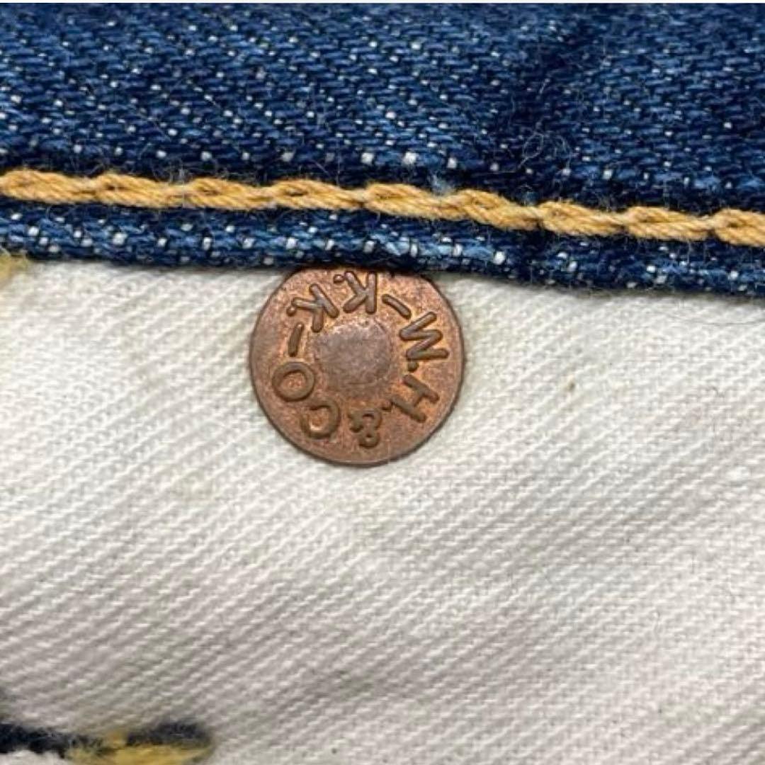 希少デニム！初期ウエアハウス 1001XX！90年代 黄金期個体W33酸化デニム