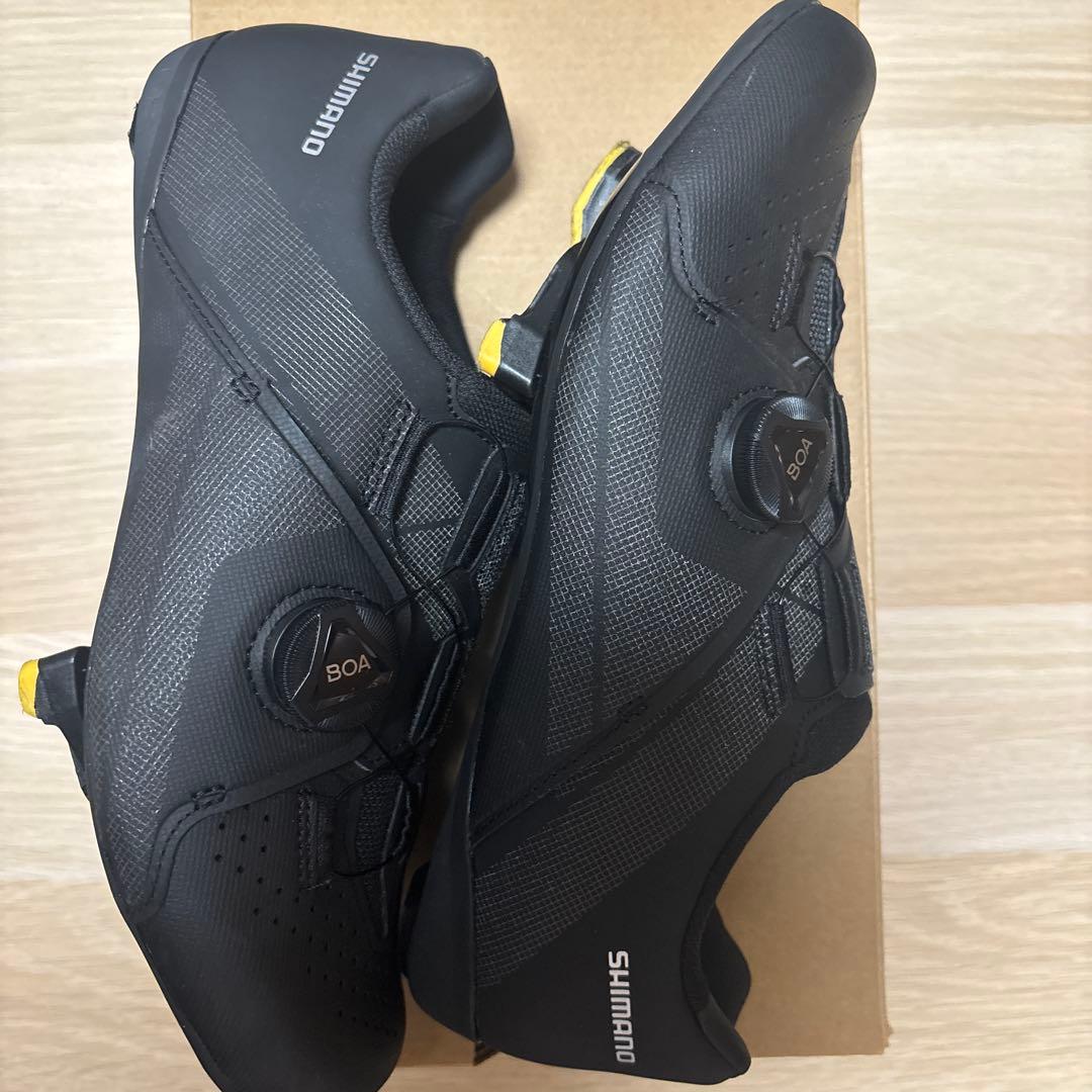 Shimano ブラック ロードバイク シューズ RC3 41（25.8）