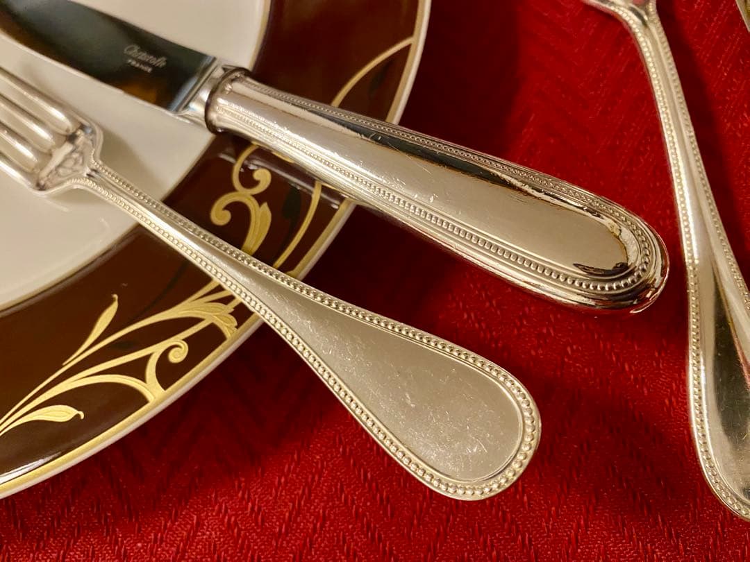 【専用商品☆定番人気のパール☆】クリストフル パール カトラリーセット