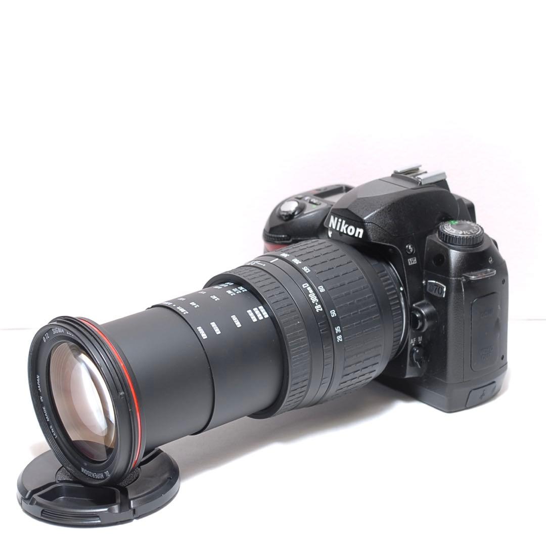 広角&超望遠ズームレンズ✨ニコン✨NikonD70✨一眼レフカメラ✨簡単操作✨