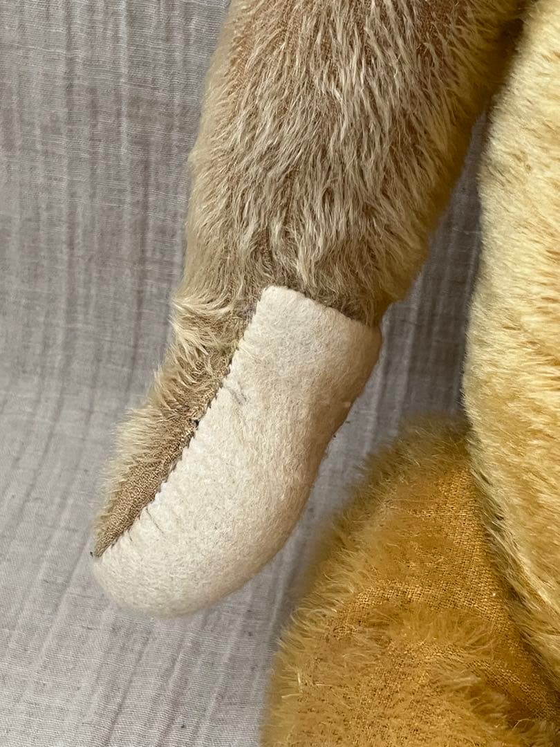 アンティークヴィンテージ英国製大きなテディベア ぬいぐるみベアくまドール