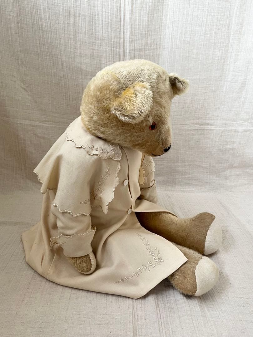 アンティークヴィンテージ英国製大きなテディベア ぬいぐるみベアくまドール
