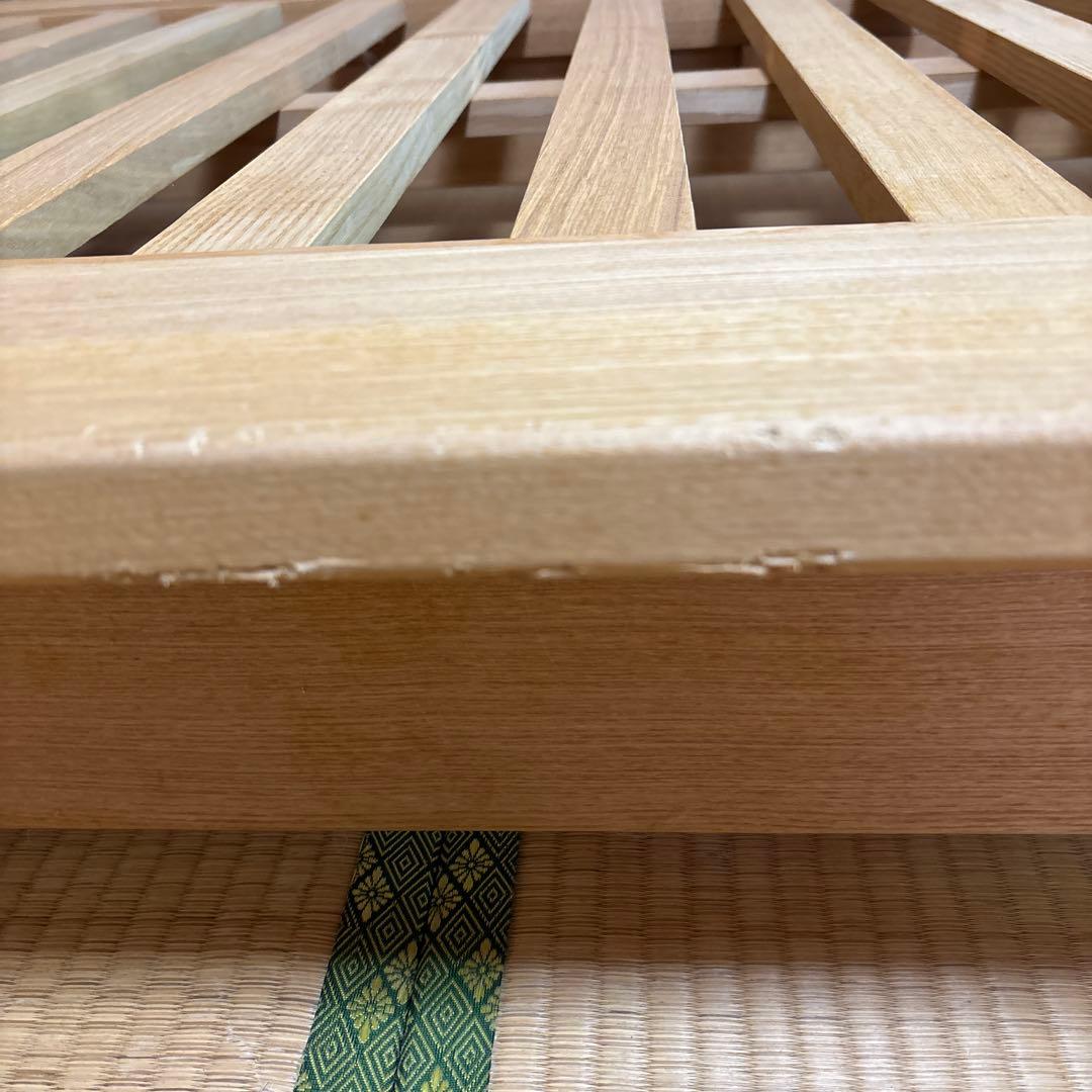 キツツキマーク　飛騨産業　木製すのこベッドフレーム