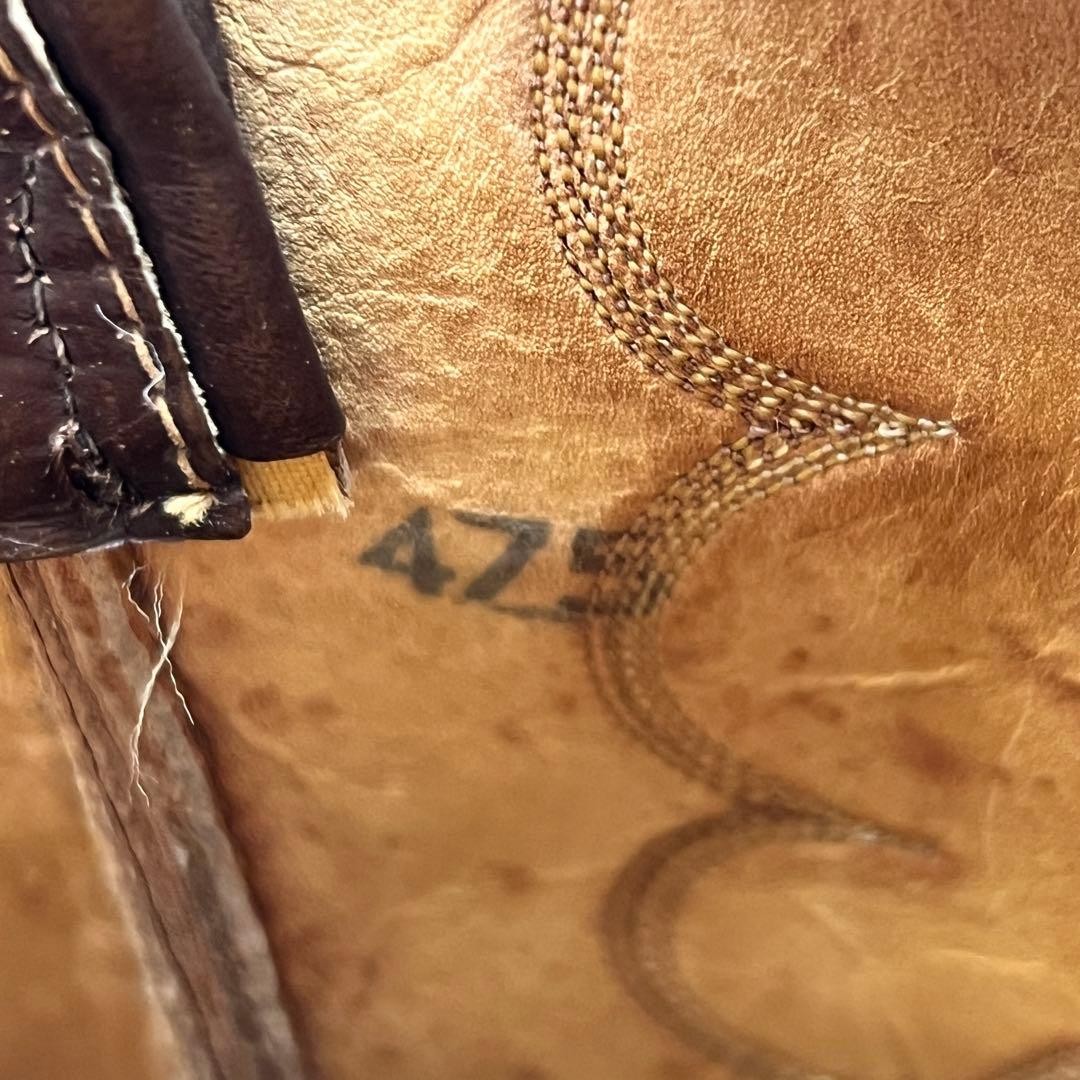 トニーラマ　ウエスタンブーツ　黒タグ　Tony Lama