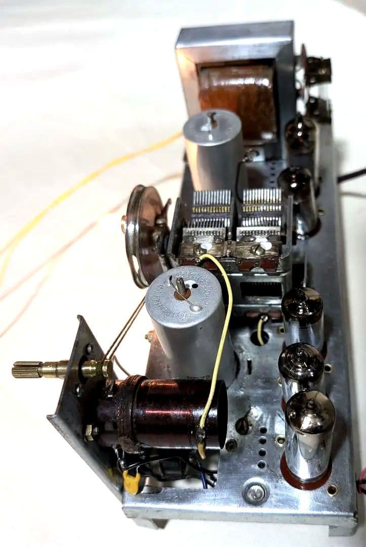 ナショナル　昭和レトロ真空管ラジオ　DX-370　bluetooth、トランス付