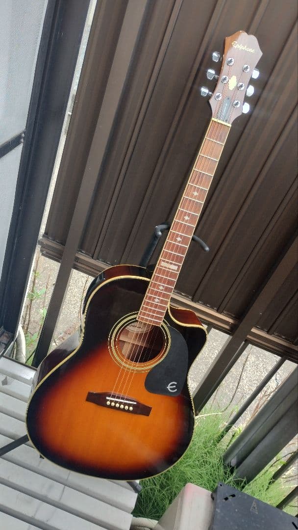 美品 トップ単板！ Epiphone AJ-18SCE VSB プリアンプ搭載
