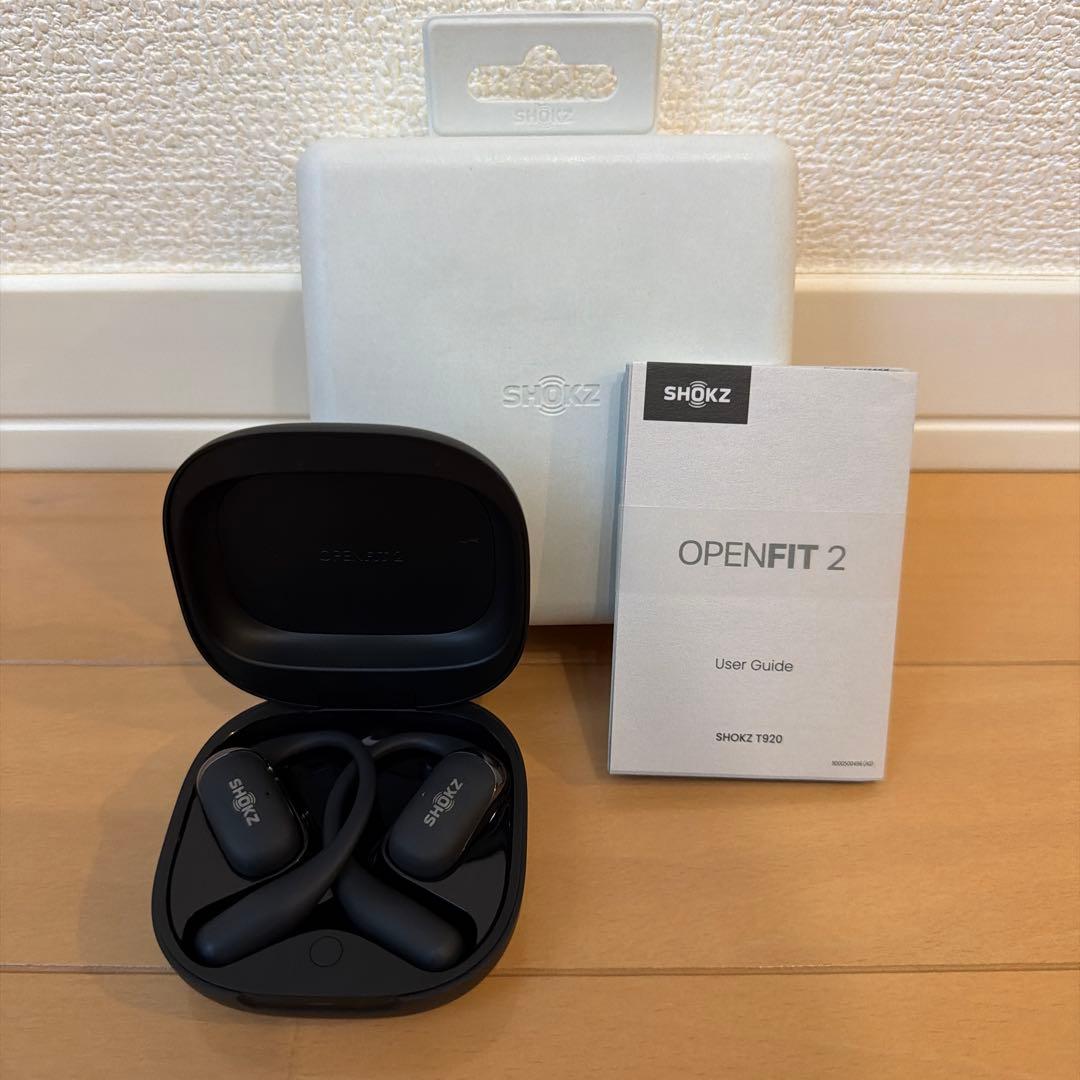 【訳あり】 SHOKZ OpenFit 2 Black