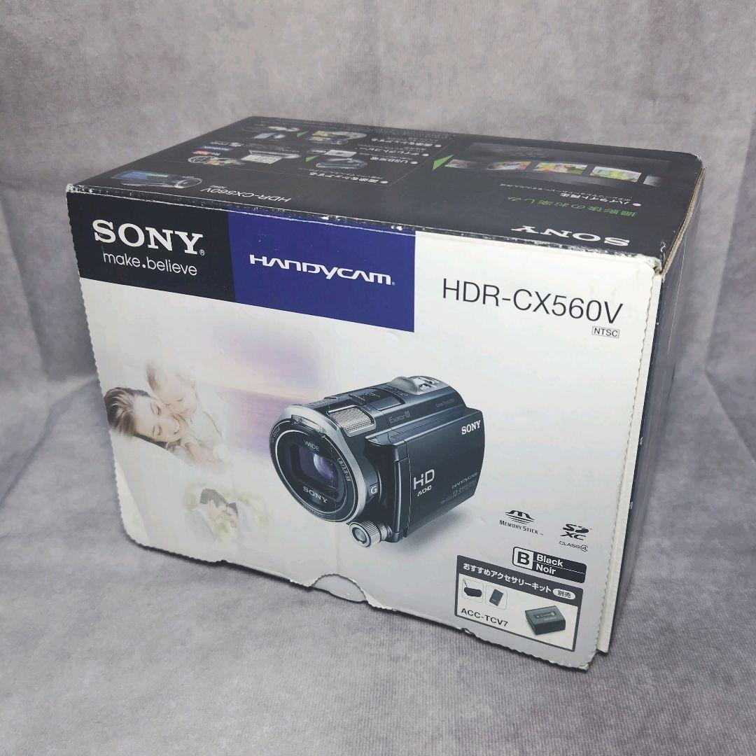 SONY HDR-CX560V ビデオカメラ 本体　付属品・箱あり