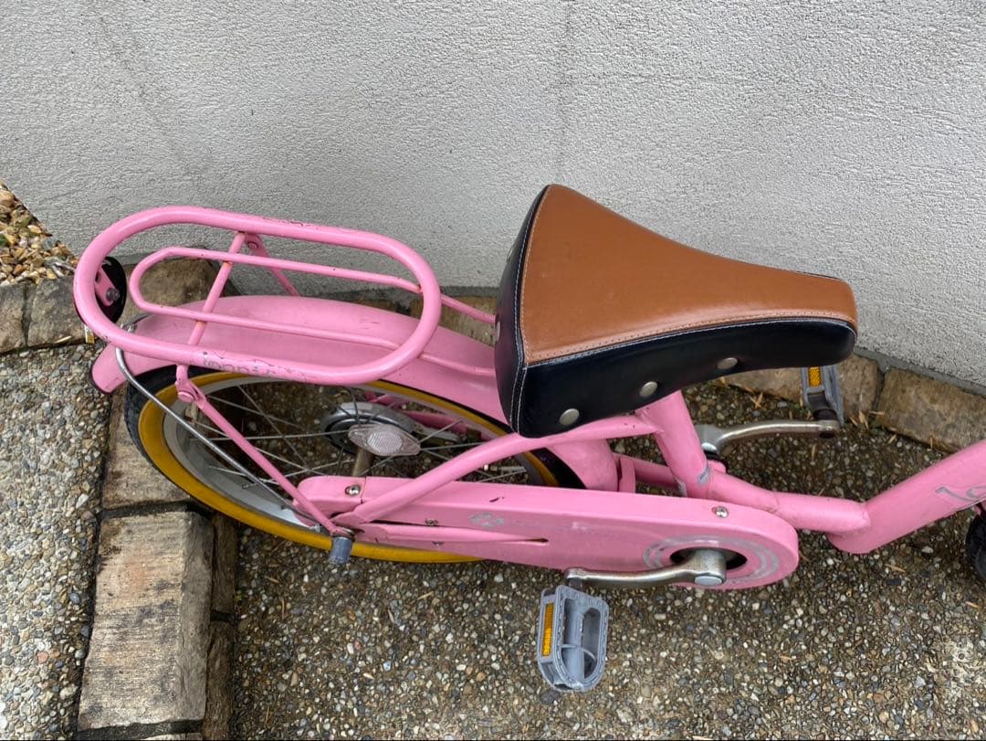 子供用自転車　ピンク　18インチ　愛知県引き取り