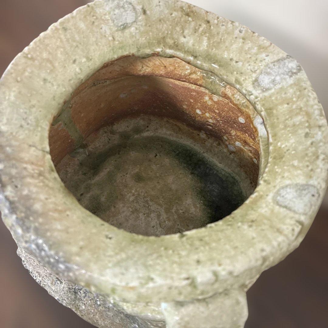 伊賀焼　水差　耳付水指　 井村侊生　伊賀　信楽　茶道具　茶室　茶碗