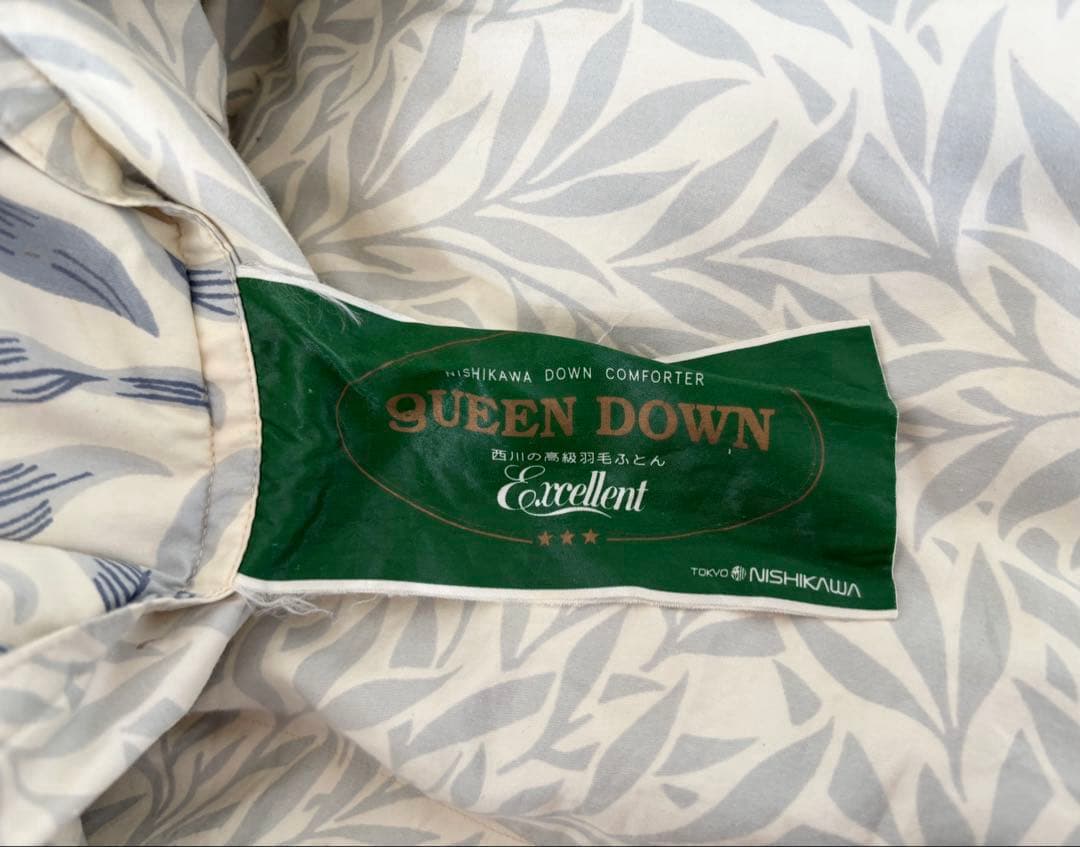 東京西川　高級羽毛 QUEENDOWN Excellent sanderson