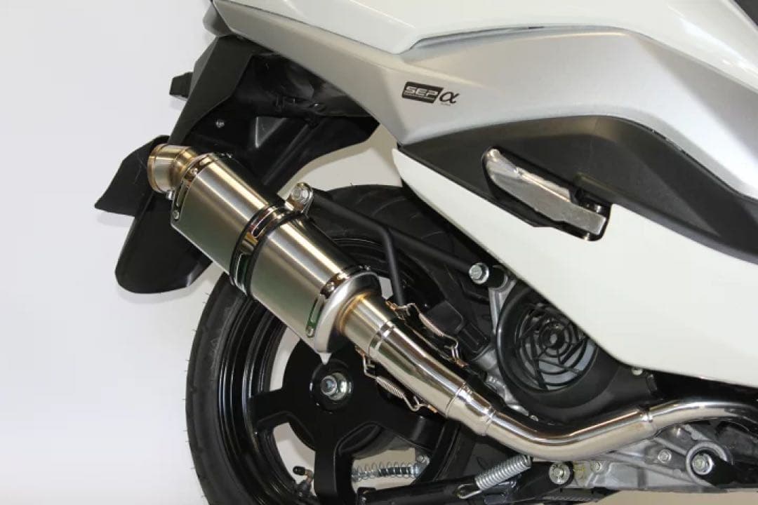 専用HMS バーグマンストリート125EX デルタ バイクマフラー