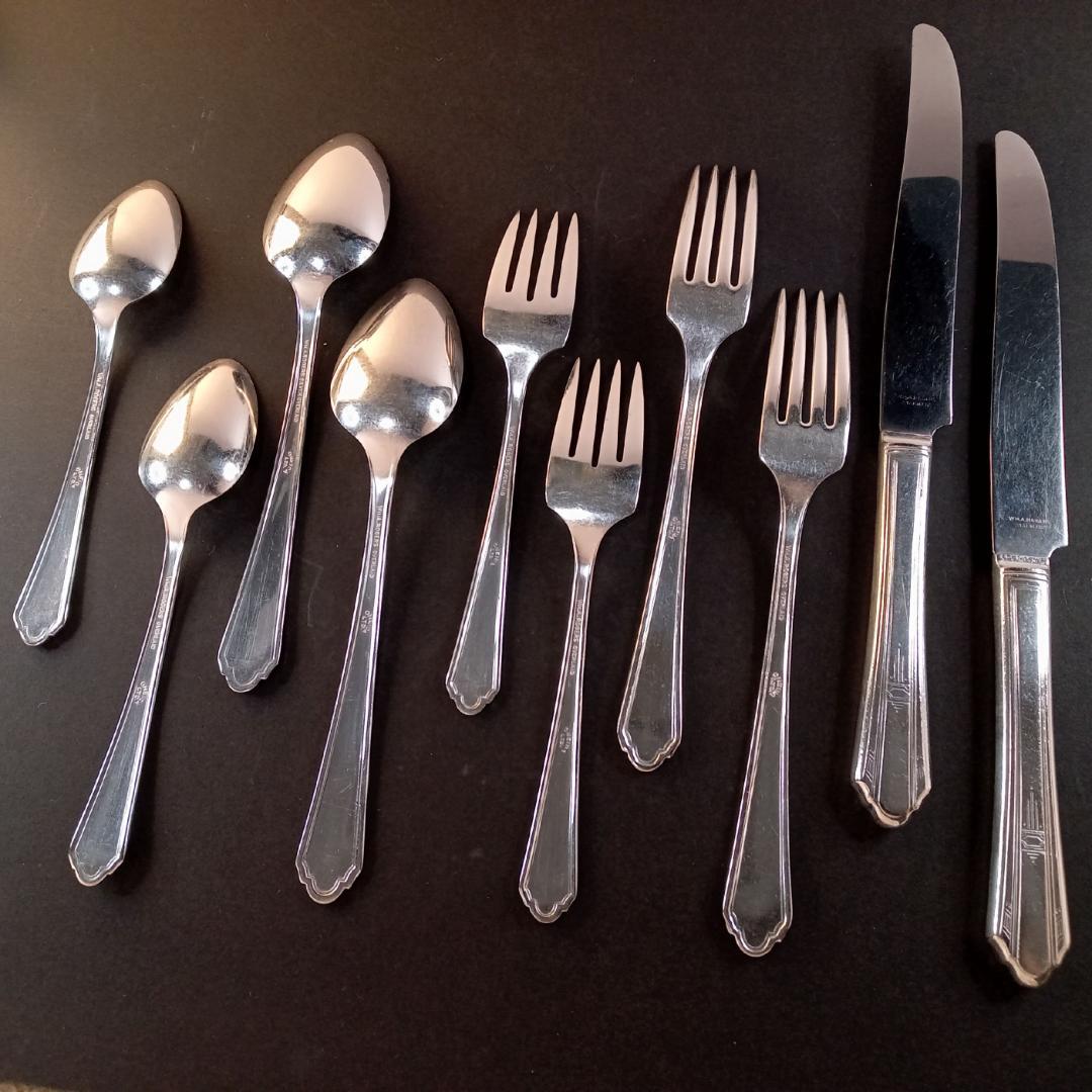 アールデコ1933年WM ROGERSカトラリーPARAMOUNT シルバーPL