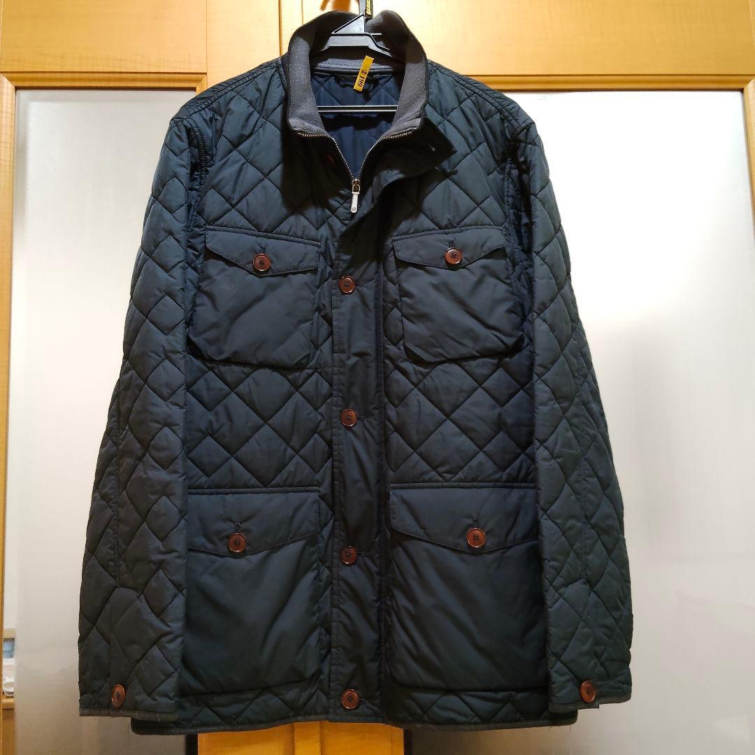 dunhill ダンヒル キルティングジャケット ネイビー