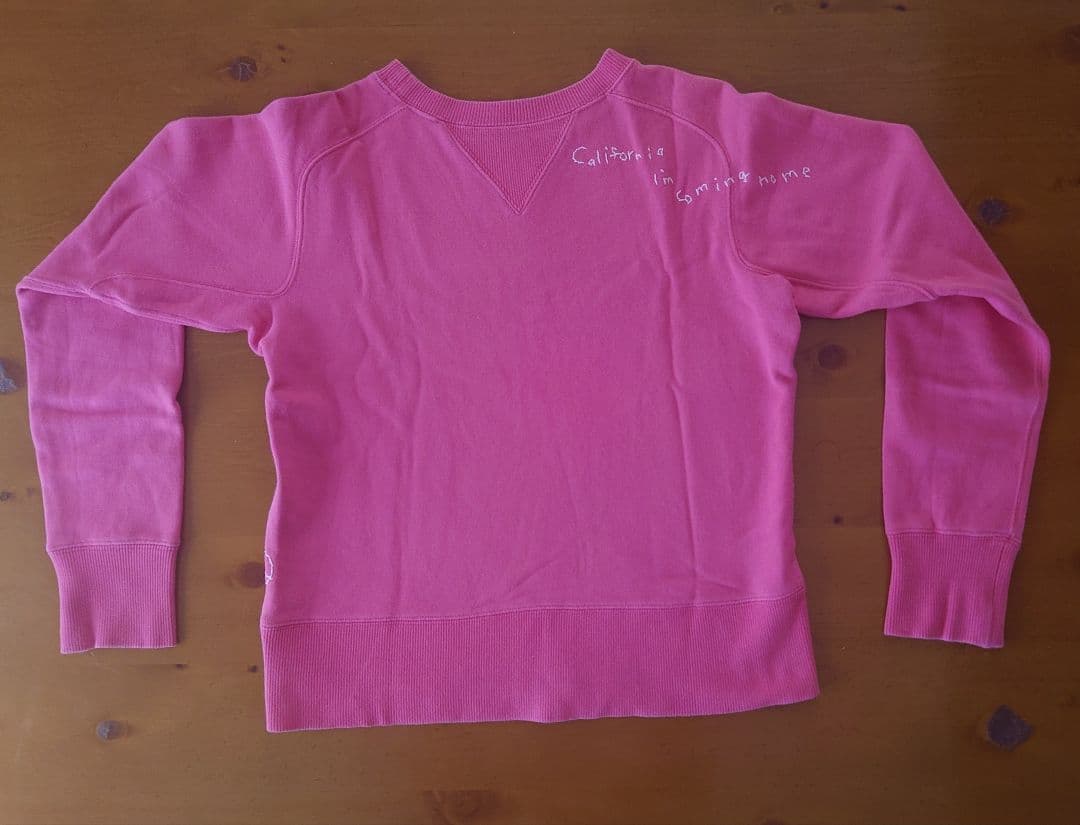 完売品 RHC ピンク クルーネックトレーナー 刺繍 スウェット ロンハーマン