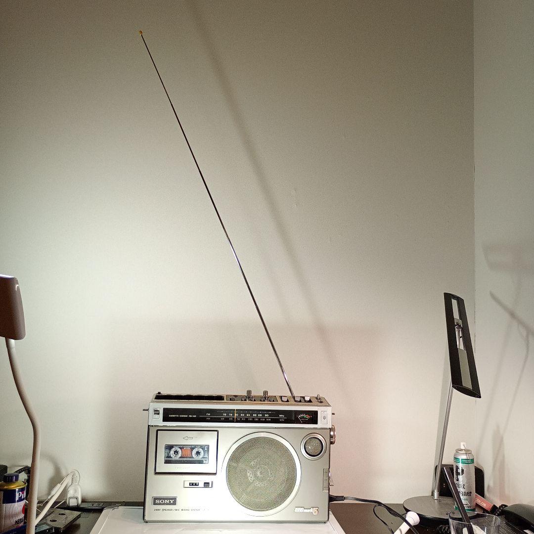 SONY ラジカセ CF-1980 動作品 外装(本体ケース)は1980V