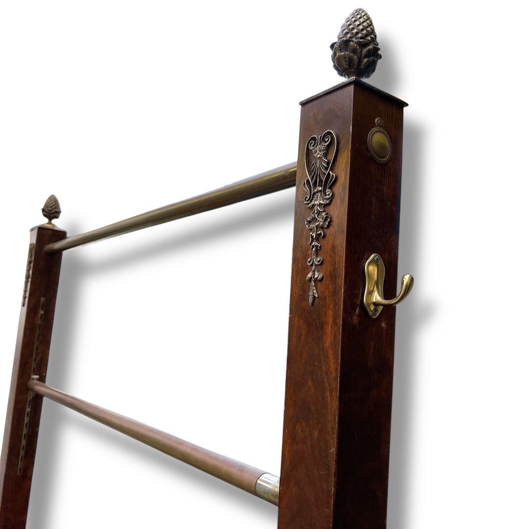 アンティーク 北欧 ハンガーラック メタルラック 店舗什器 木製 装飾 獣脚