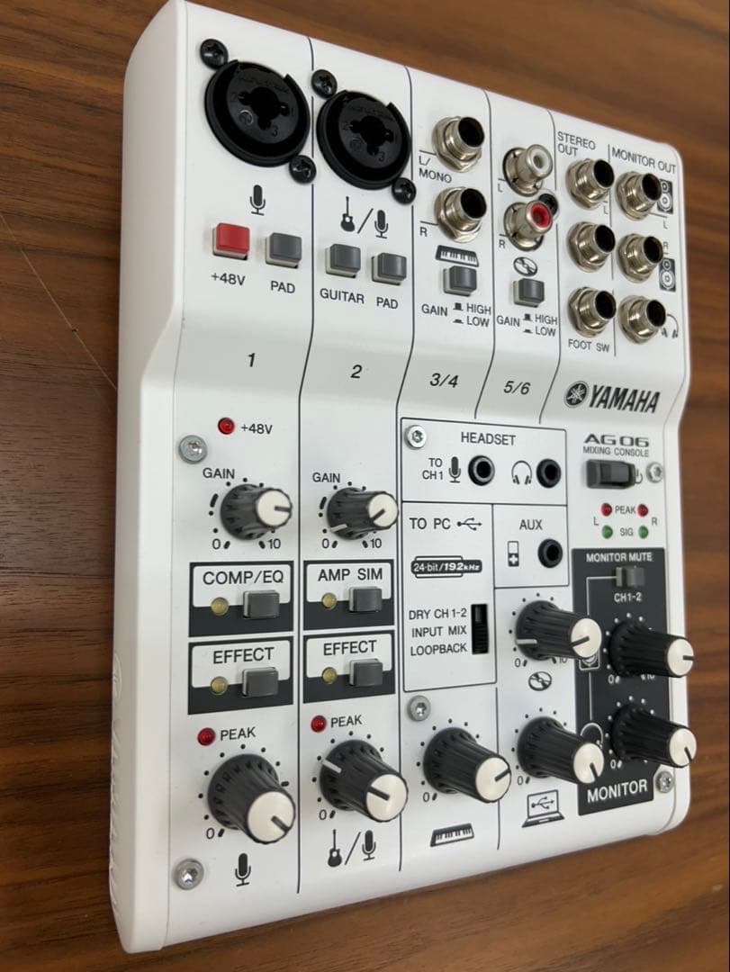 YAMAHA ミキシングコンソールAG06