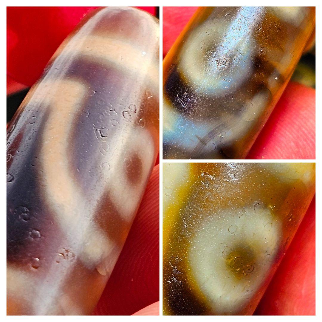 dZi beads(二眼) ネックレス