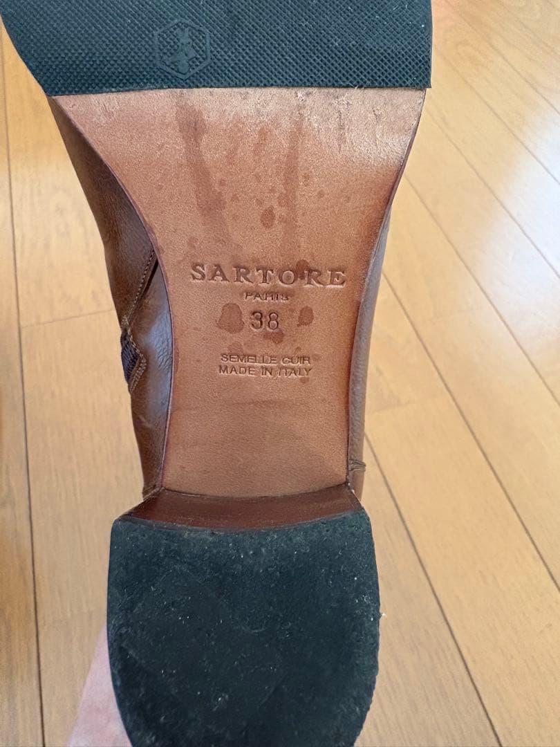 サルトル SARTORE ショートブーツ ブラウン 38