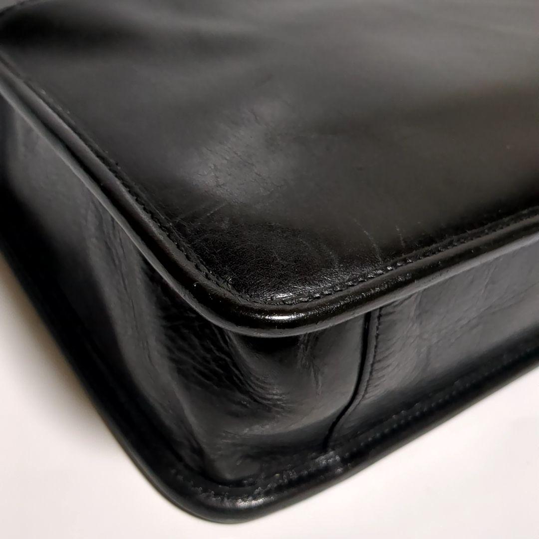 ✨PORTER✨クラーク ビジネスバッグ レザー ロゴ ブラック