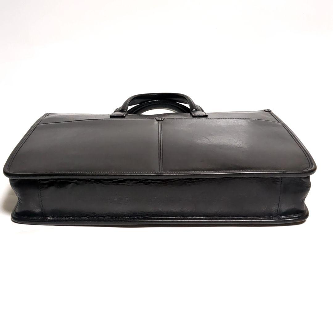 ✨PORTER✨クラーク ビジネスバッグ レザー ロゴ ブラック