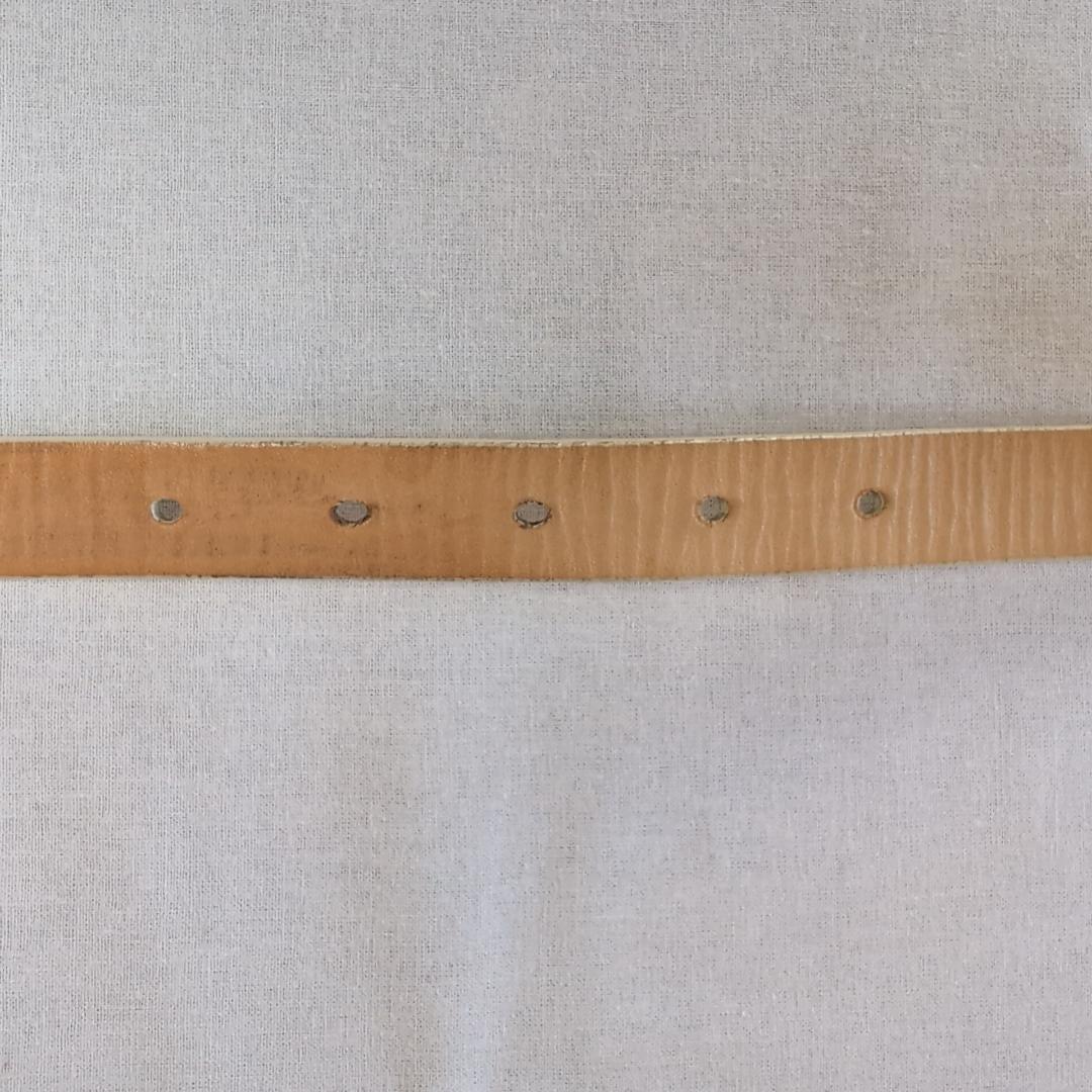 LV サークルロゴ ベルト 白 幅2cm 88cm±5 L相当 ゴルフ向き117