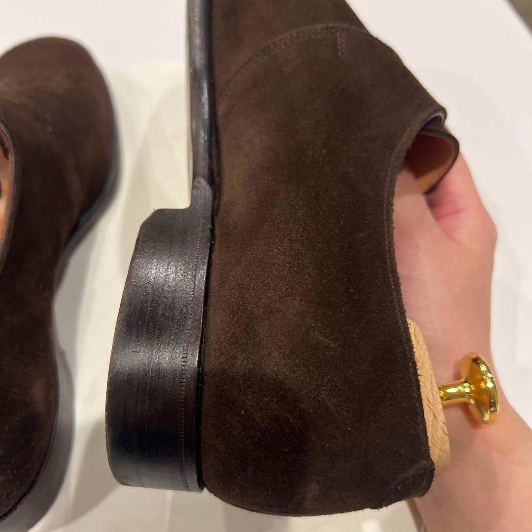 【近日削除】Crockett&Jones スエード シングルモンクストラップ