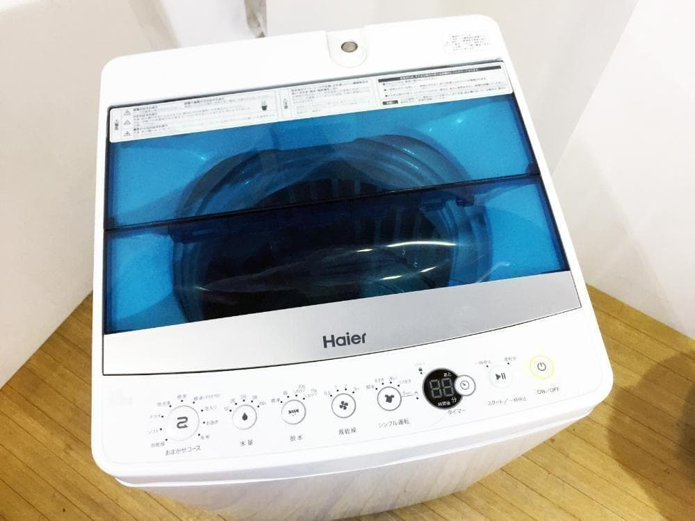 30日迄！送料無料★ハイアール☆5.5kg☆全自動洗濯機【JW-C55A-W】