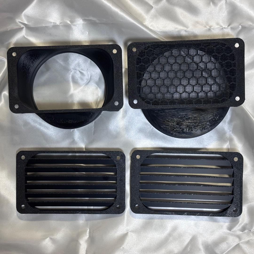 エコフローECOFLOW WAVE2,3専用ダクト取付用パーツ リアドア用 B