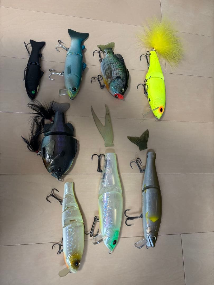 バス釣り　ビッグベイト　まとめ売り