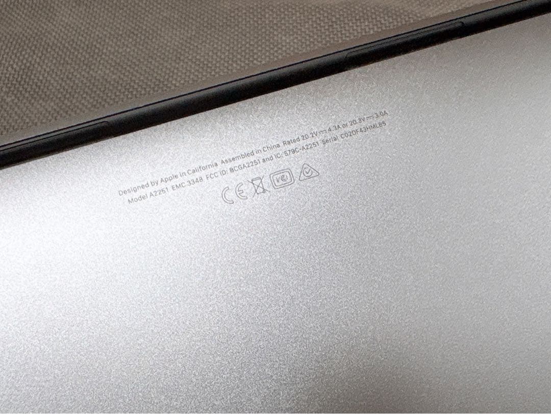 MacBook Pro 2020 i5 13インチ 16GB 512GB