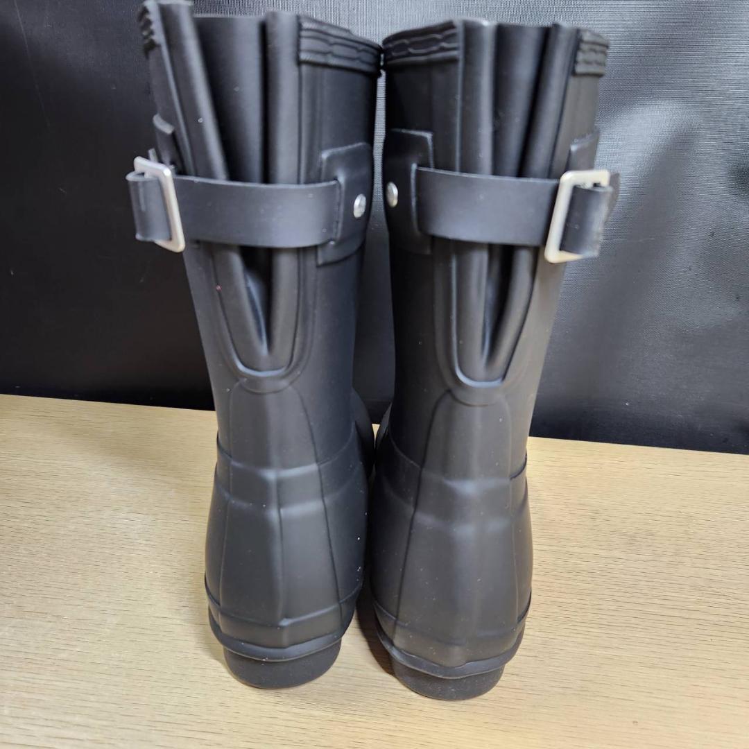 ★未使用　HUNTER　レインブーツ　ショート バック アジャスタブル　UK5