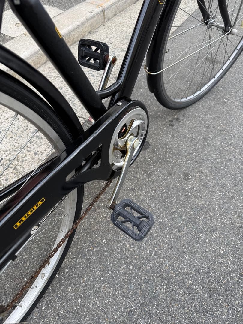 170 自転車 大阪市 【引取り限定】 美品 27インチ 変速付き