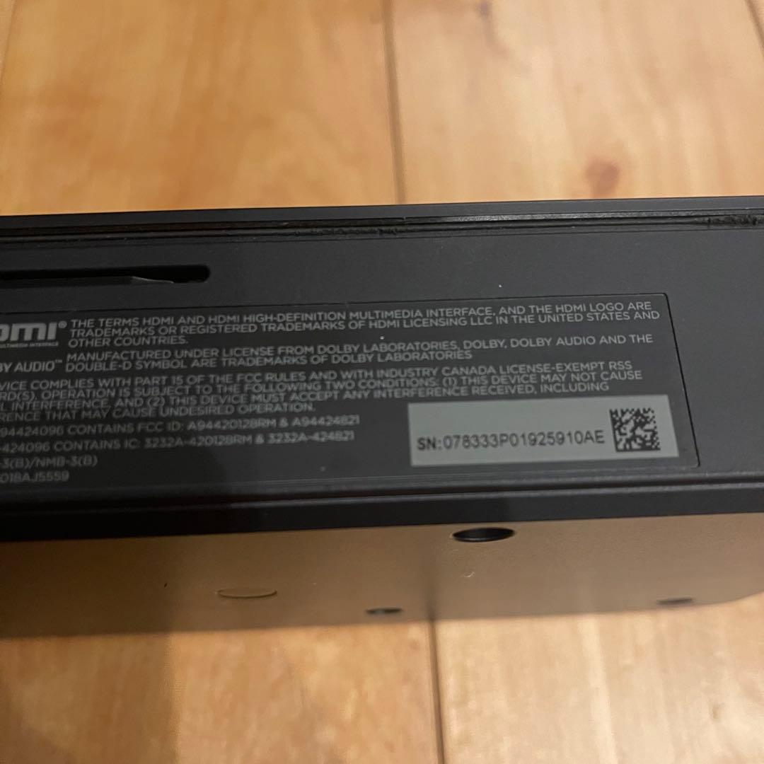 BOSE ボーズ Soundbar 500 サウンドバー リモコン