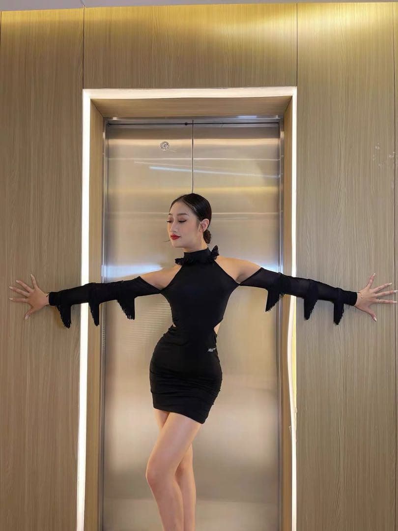 社交ダンス衣装　ダンスドレス　ダンスウェア　ダンス　ドレス　新品