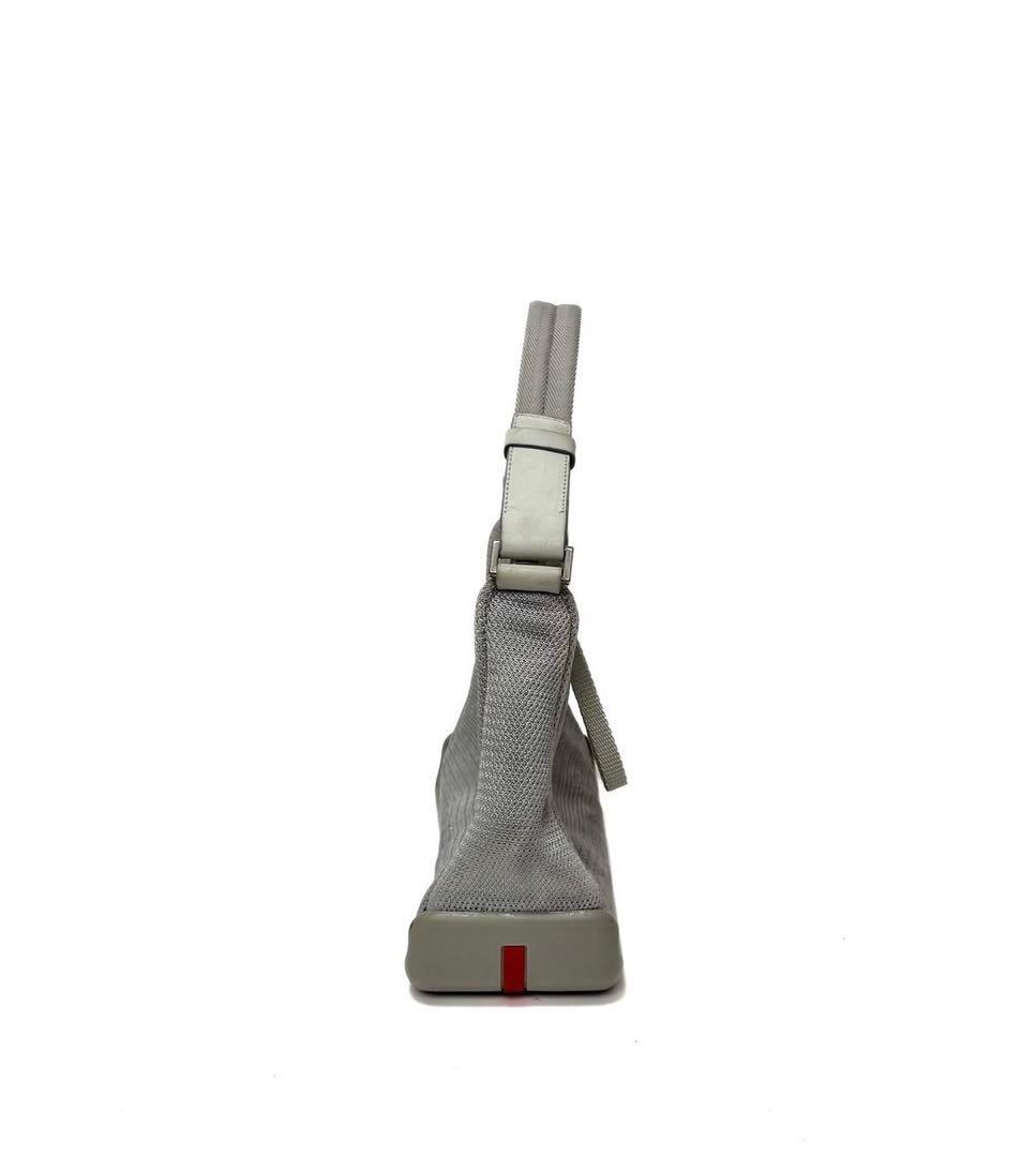バッグ PRADA SPORT silver shoulder bag
