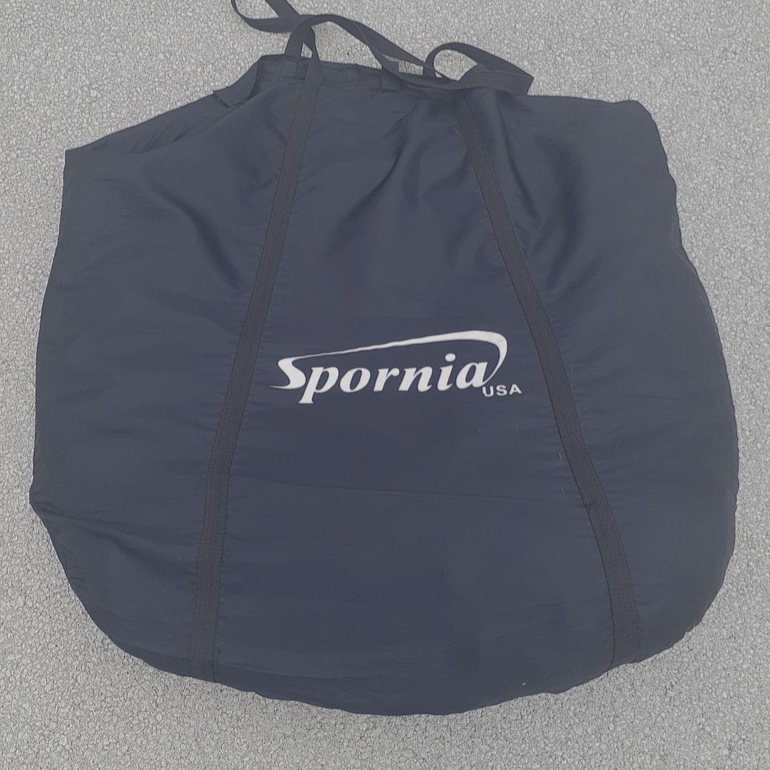 Spornia バッティングネット 黒 収納バッグ付き　野球　ゴルフ　スポーツ