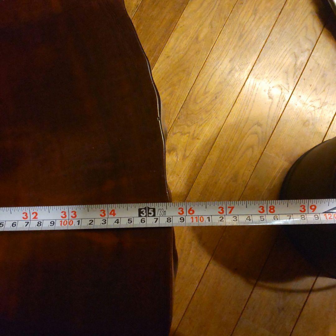 屋久杉・天然木・１枚板・輪切りの座卓（中古）