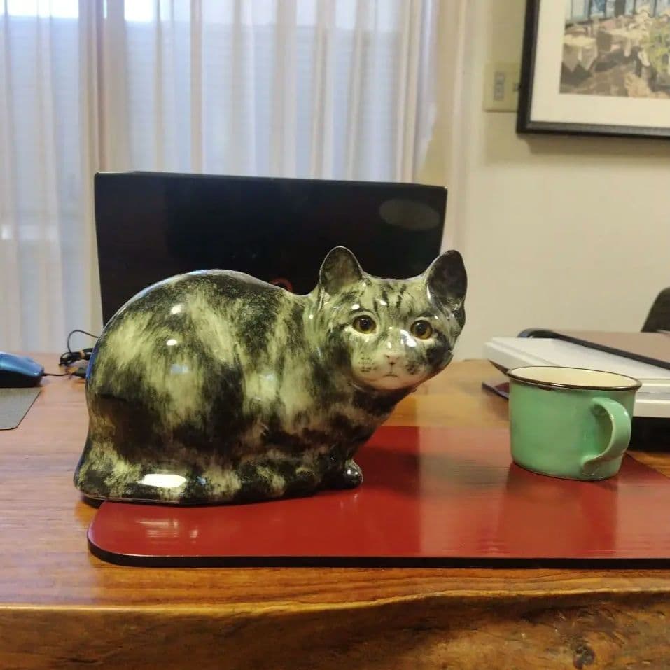 ウィンスタンレイキャット（ケンジントンキャット）ヴィンテージNo.40の猫の置物